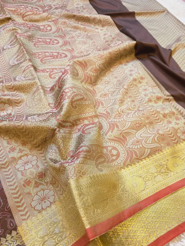 Deep_Coffee_Brown_Soft_Silk_Banarasi_Jamdani_Tanchui_Saree_For_Women