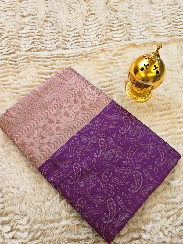 Deep_Purple_Soft_Silk_Banarasi_Jamdani_Tanchui_Saree_For_Women