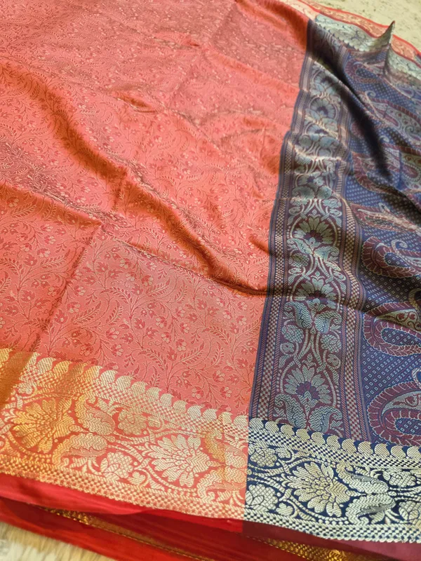 Coral_Pink_Soft_Silk_Banarasi_Jamdani_Tanchui_Saree_For_Women