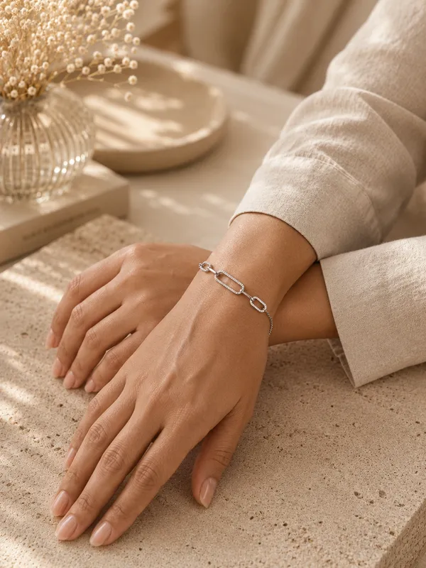Modern_Link_925_Silver_Adjustable_Bracelet_925_Sterling_Silver