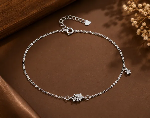 Starlume_Charm_925_Silver_Anklet_925_Sterling_Silver_1piece
