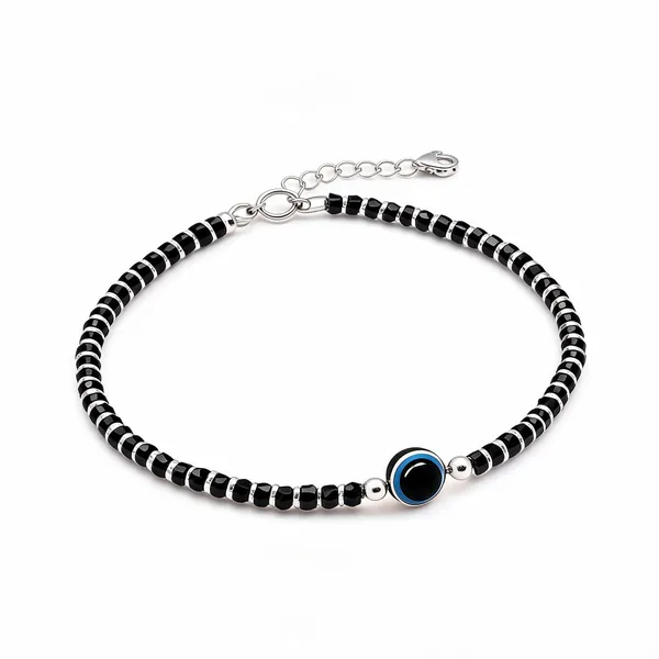 Black_Beaded_Anklet_For_Women