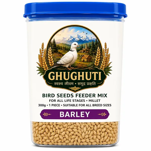 Ghughuti_GHUGHUTI_Budgie_Mix_Bird_Seed_Mix_450g_|_Premium_Natural_Bird_Food_for_Budgies_0.45_kg_Dry_All_Life_Stages_Bird_Food