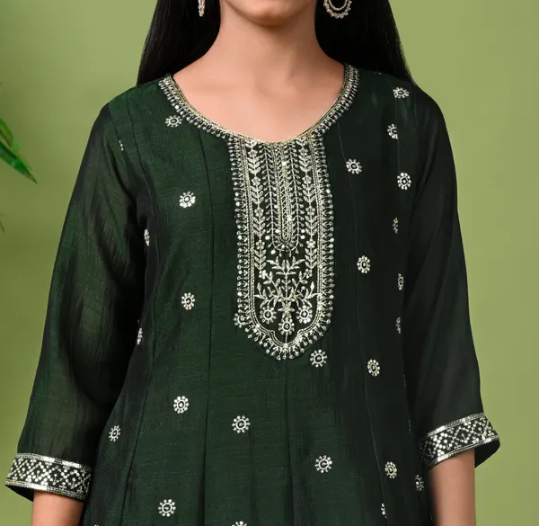 Anarkali_Embroidered_Gown_With_Zari_Work_And_Sequins_Green_Green