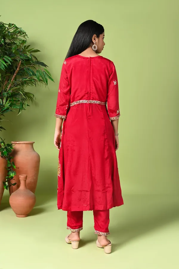 Embroidered_Long_Kurta_With_Pants_Dupatta_Rani_Pink