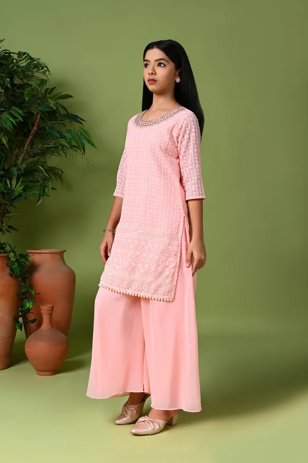 Pink_Embroidered_Kurta_With_Palazzo_Pants_Dupatta_Pink
