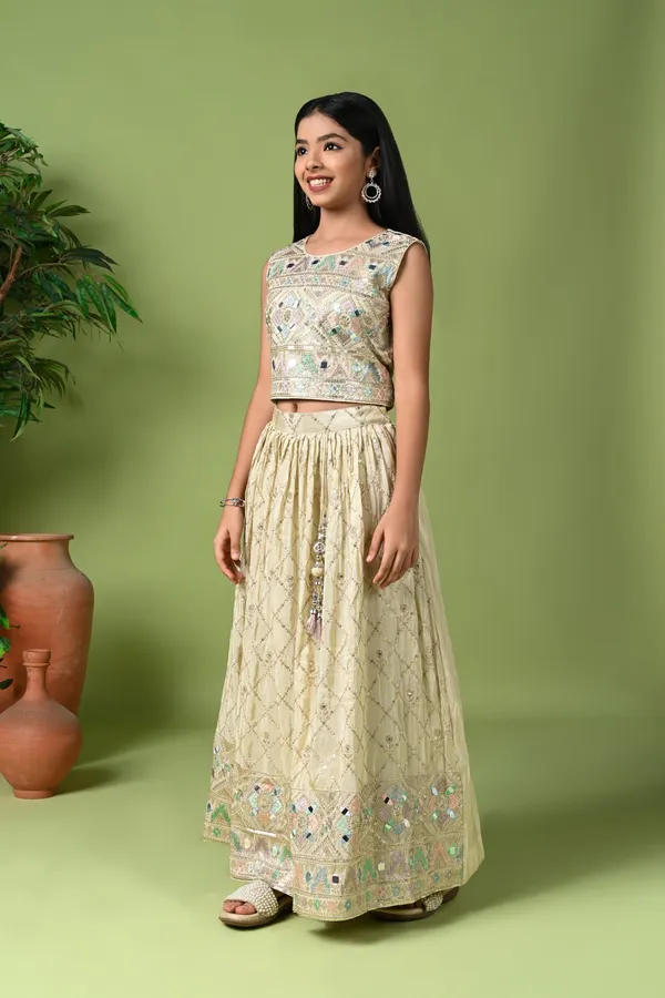Tussar_Pure_Zari_Tissue_Embroidered_Lehenga_Set_With_Dupatta_Beige