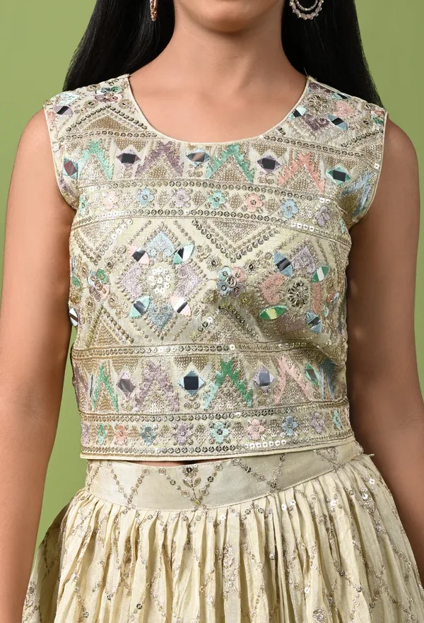 Tussar_Pure_Zari_Tissue_Embroidered_Lehenga_Set_With_Dupatta_Beige