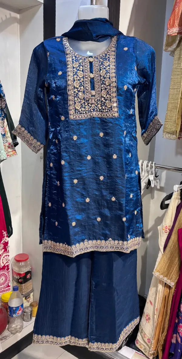 Blue_Embroidered_Kurta_Palazzo_Set_for_Women