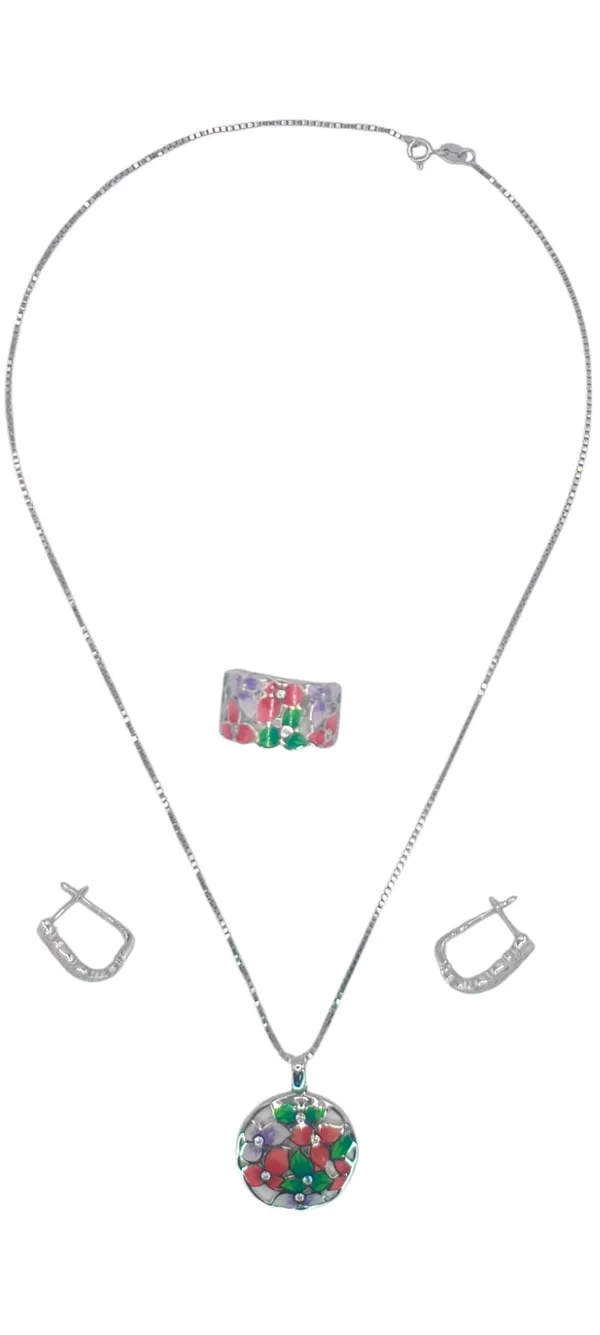 Elegant_Floral_Silver_Jewelry_Set_Necklace_Ring_Earrings_Default_Title