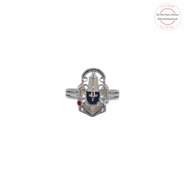 92_5_Pure_Silver_Tirupati_Balaji_Ring_Bis_Hallmarked_Default_Title