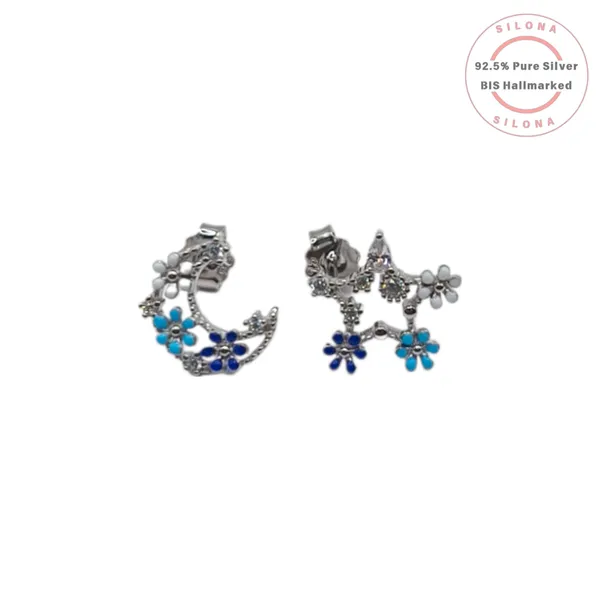 Mismatch_Moon_And_Star_Floral_Stud_Earrings_Default_Title