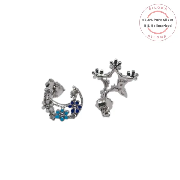 Mismatch_Moon_And_Star_Floral_Stud_Earrings_Default_Title