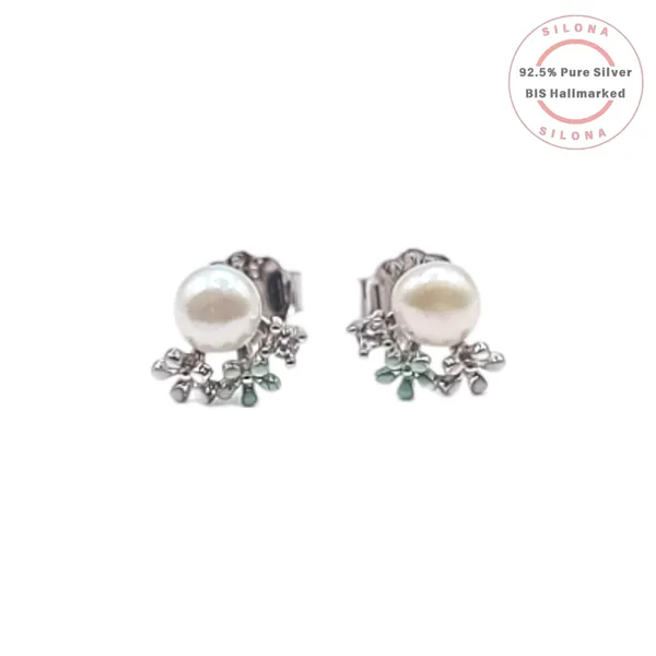 Mint_Blossom_Pearl_Stud_Earrings_Default_Title