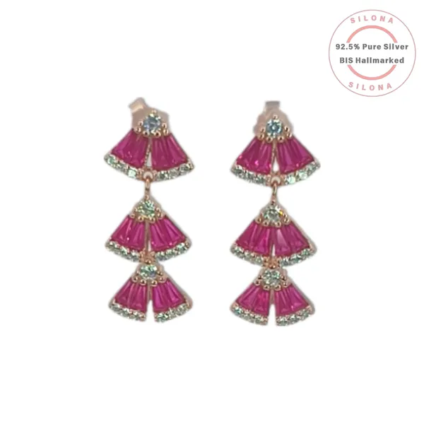 Art_Deco_Fuchsia_Fan_Drop_Earrings_Default_Title