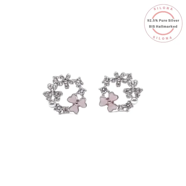 Pastel_Floral_Wreath_Stud_Earrings_Default_Title