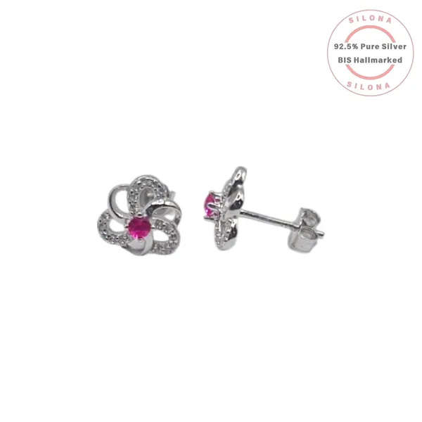 Ruby_Hued_Floral_Stud_Earrings_Default_Title