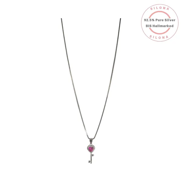Ruby_Hued_Heart_Key_Necklace_Default_Title