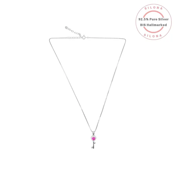 Ruby_Hued_Heart_Key_Necklace_Default_Title