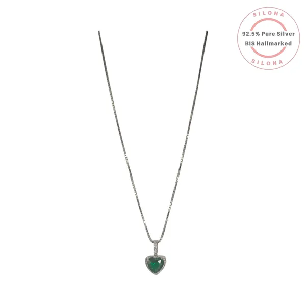 Classic_Emerald_Green_Heart_Pendant_Necklace_Default_Title