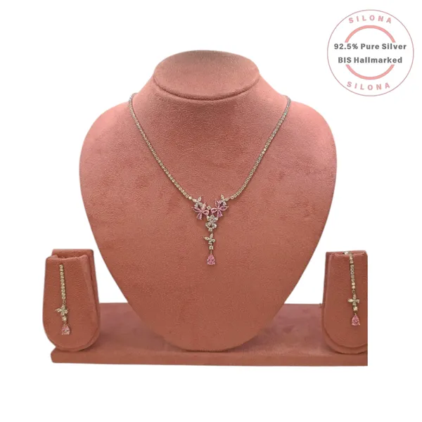 Elegant_Pink_Blossom_Necklace_Set_Default_Title