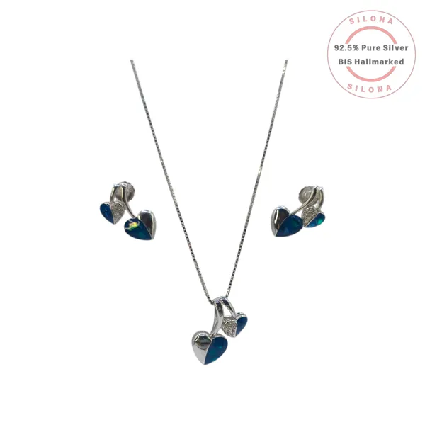Modern_Twin_Heart_Necklace_Earring_Set_Default_Title
