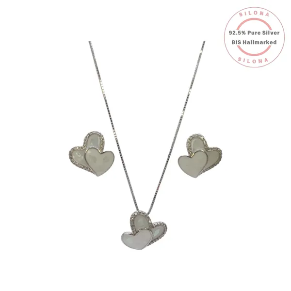 Chic_Double_Heart_Mother_Of_Pearl_Necklace_With_Earrings_Default_Title