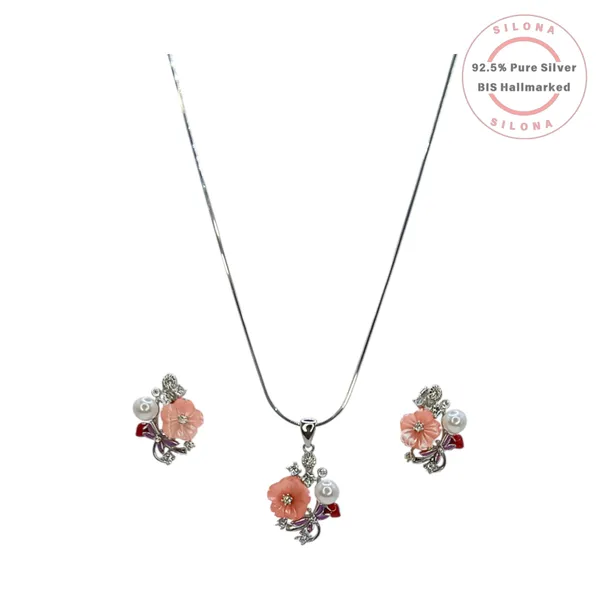 Enamel_Garden_Floral_Necklace_Set_Default_Title