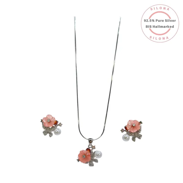 Floral_Coral_Blossom_Pearl_Necklace_Set_Default_Title