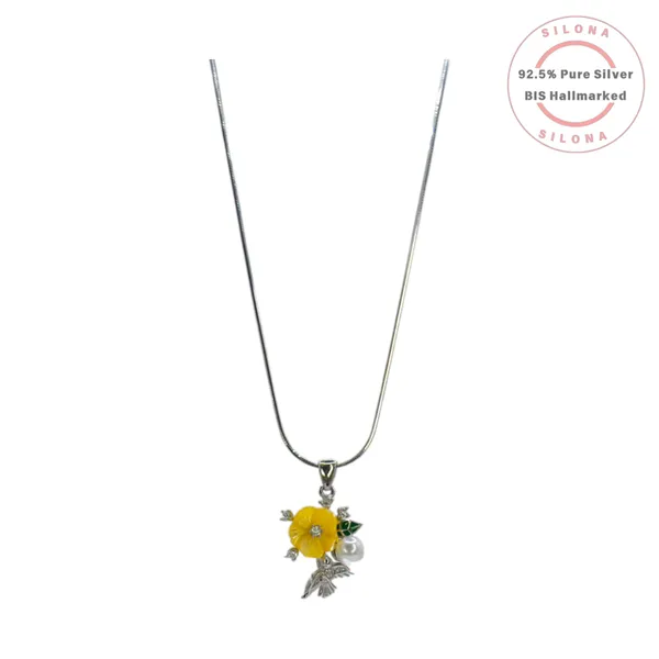 Artisanal_Hummingbird_Floral_Necklace_Set_Default_Title