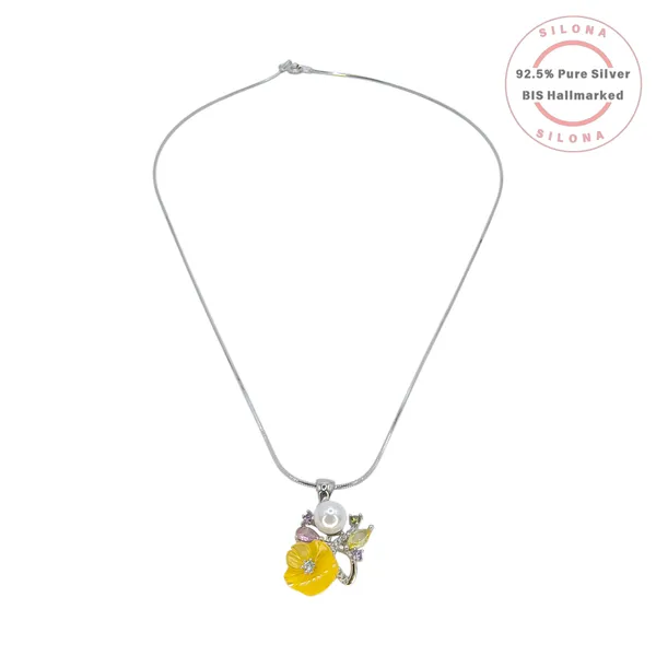 Vibrant_Floral_Pearl_Necklace_Set_Default_Title