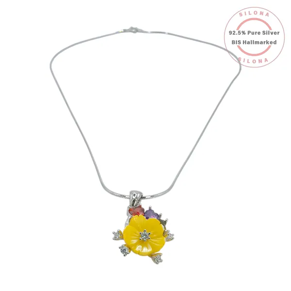 Vibrant_Buttercup_Flower_Necklace_Earring_Set_Default_Title