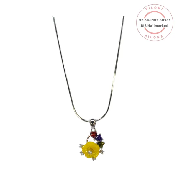 Vibrant_Buttercup_Flower_Necklace_Earring_Set_Default_Title