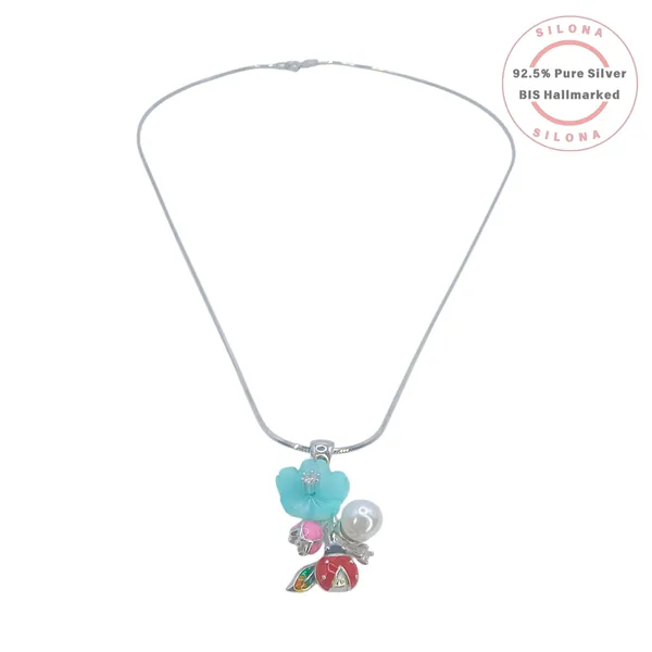 Enamel_Garden_Floral_Necklace_Earring_Set_Default_Title