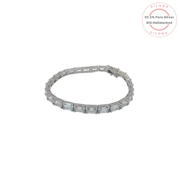 Classic_Emerald_Cut_Cz_Tennis_Bracelet_Default_Title