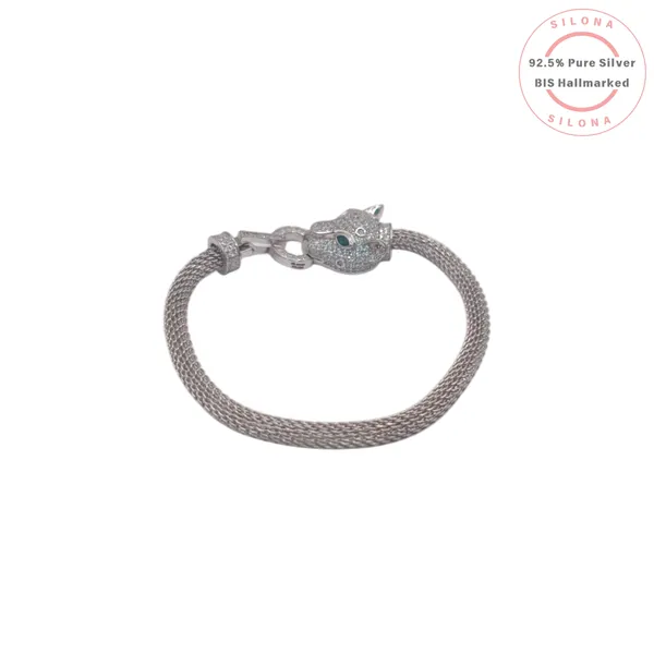 Pave_Panther_Head_Mesh_Bracelet_Default_Title