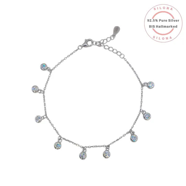 Dainty_Solitaire_Charm_Bracelet_Default_Title
