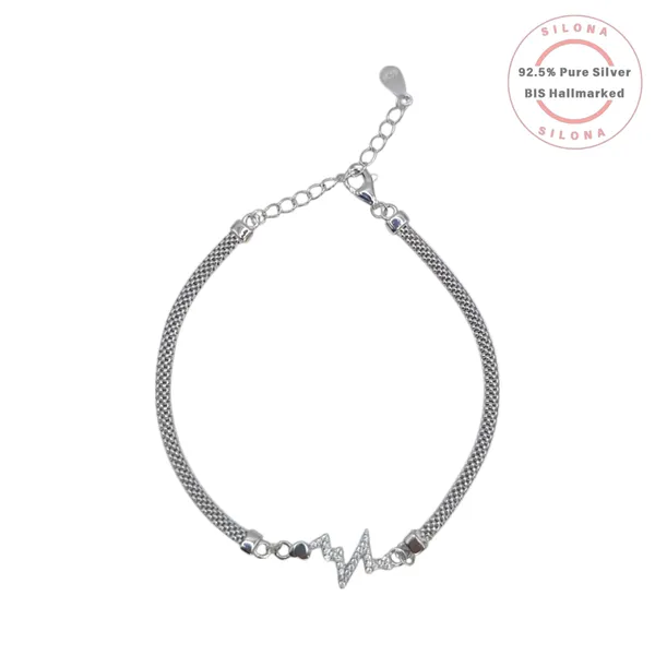 Sparkling_Heartbeat_Silver_Bracelet_Default_Title