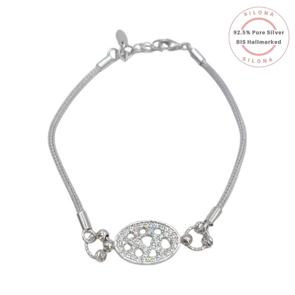 Pave_Petal_Cluster_Silver_Bracelet_Default_Title