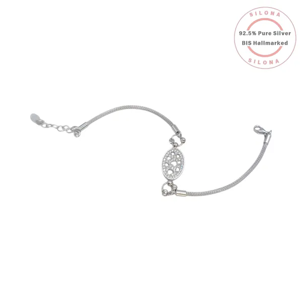 Pave_Petal_Cluster_Silver_Bracelet_Default_Title
