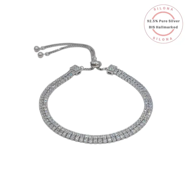 Glittering_Double_Row_Tennis_Bracelet_Default_Title