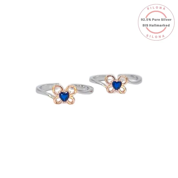 Dual_Tone_Sapphire_Heart_Toe_Ring_Default_Title