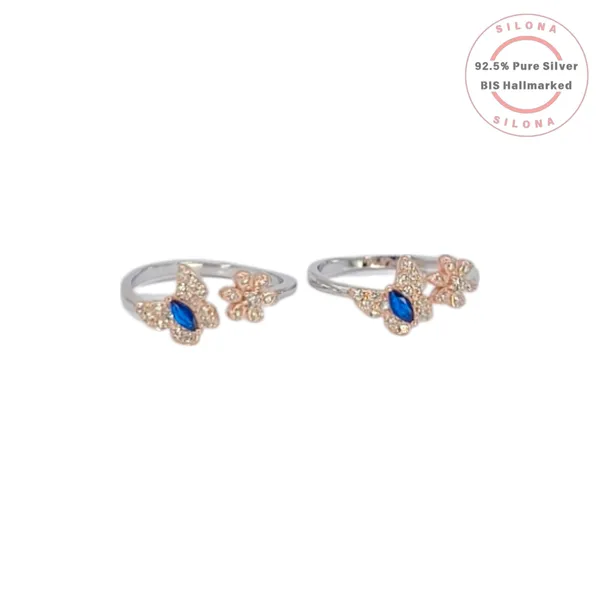 Sapphire_Hue_Butterfly_Flower_Toe_Ring_Default_Title