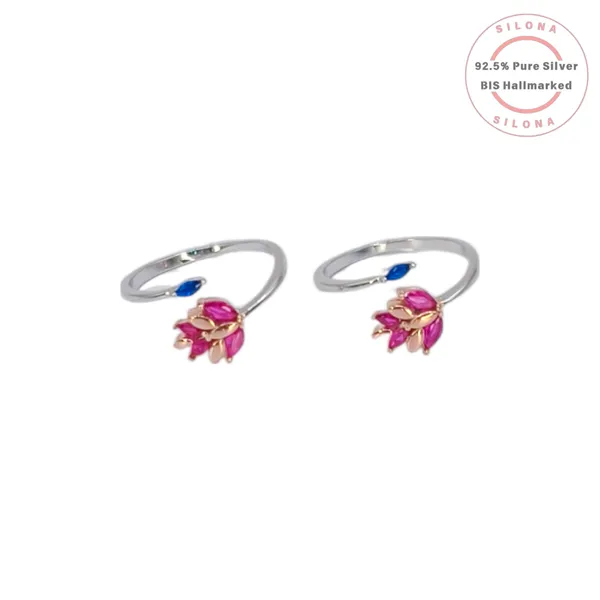 Vivid_Bloom_Floral_Toe_Ring_Default_Title