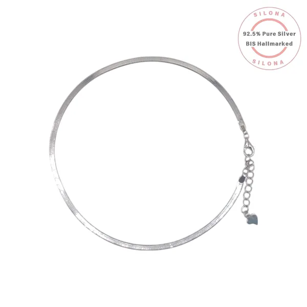 Classic_Herringbone_Silver_Anklet_Default_Title