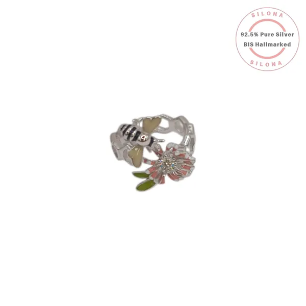 Enamel_Garden_Honeybee_Flower_Ring