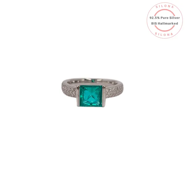 Princess_Cut_Aqua_Green_Stone_Ring