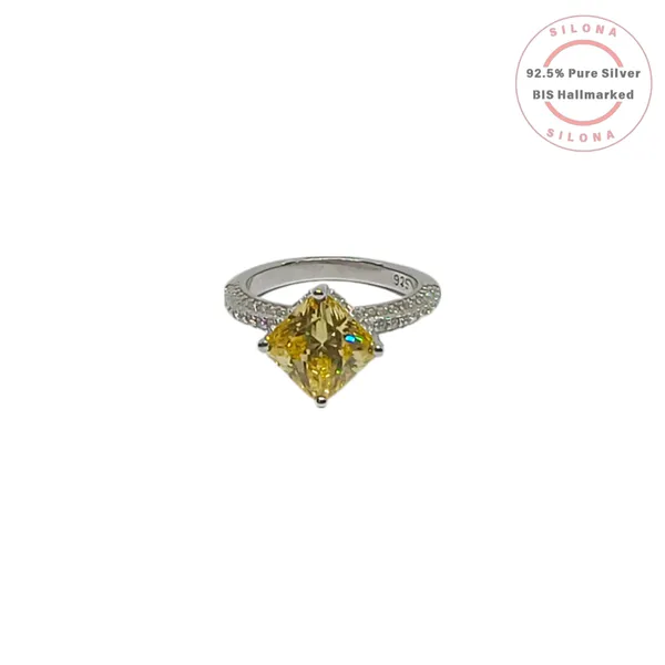 Canary_Solitaire_Silver_Ring