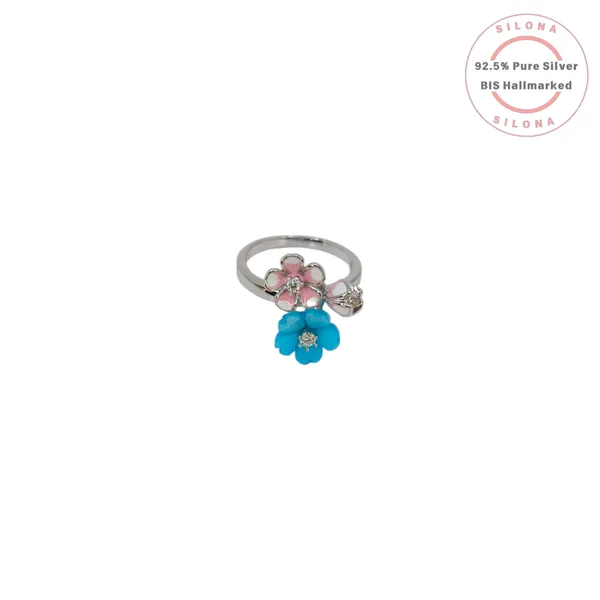 Enamel_Dual_Flower_Ring