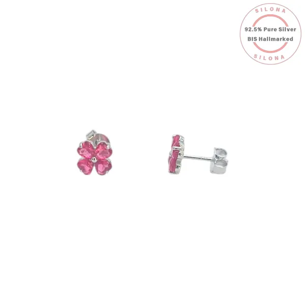 Ruby_Hued_Clover_Stud_Earrings_Default_Title
